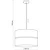Pakabinamas šviestuvas Lampa wisząca TKKRYWULT Tk Lighting Eco* 5772 lampa wisząca zwis 1x15W E27 juoda/drewniana