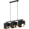 TKKRYWULT TK Lighting Grant 4824 pakabinamas šviestuvas 3x15W E27 juoda/auksinė