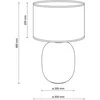 Tkkrywult TK Lighting stalinė lempa Melody 5988
