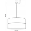 TKKRYWULT TK Lighting Nicol 4798 pakabinamas šviestuvas 3x15W E27 juodas/ąžuolas