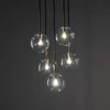 Pakabinamas šviestuvas Lampa wisząca TKKRYWULT TK Lighting Nilos 5943 lampa wisząca zwis 5x6W G9 juoda/auksinė