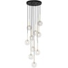 Pakabinamas šviestuvas Lampa wisząca TKKRYWULT TK Lighting Nilos 5944 lampa wisząca zwis 10x6W G9 transparentna/auksinė