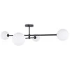Lubinis šviestuvas Lampa wisząca TKKRYWULT Tk Lighting Sarius 4735 plafon lampa sufitowa 4x6W G9 juoda/balta