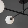 Lubinis šviestuvas Lampa wisząca TKKRYWULT Tk Lighting Sarius 4735 plafon lampa sufitowa 4x6W G9 juoda/balta