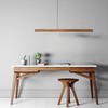 Pakabinamas šviestuvas Kabanti lempa TKKRYWULT TK Lighting Teo 1449 kabanti lempa 1x36W LED 3000K riešutas/juoda