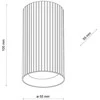 Lubinis šviestuvas Tk_Lighting Šviestuvas įleidžiamas TK Lighting Tune 10022, GU10, juodas