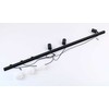Lubinis šviestuvas Lampa sufitowa listwa TK-Lighting Vox VI 3xGU10 3xG9 Juodai Balta 159 cm