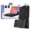 TnB Bluetooth klaviatūra su magnetiniu dėklu 10-11'' planšetiniams kompiuteriams, laikiklis, 3 viename rinkinys / Tabkbmag11 (SB12252)