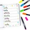 Tombow Flamastry Fudenosuke do kaligrafii neon mix 6 vnt.
