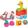 TOMY mašinėlės rinkinys su dinozauru Dino Rescue Ranger, E73253