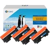 G&G toneris 4 vnt. rinkinys, suderinamas su HP 117A BK/C/M/Y