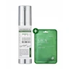 Tony Moly Skin627 „Boosting Shot 300“ + „Cica“ su žaliąja arbata lakštinės kaukės rinkinys: veido serumas 50 ml + lakštinė kaukė 22 ml