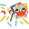 Dėlionė Tooky Toys Paimtas žaislinis medinis galvosūkių pagalvėlės PEGS Gyvūnų modeliai, skirti reprodukcijai FSC sertifikatas