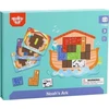 Tooky Toys TOOKY TOY Magnetinė Montessori loginė dėlionė Tetris Nojaus arka 26 el.