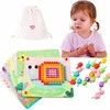 Tooky Toys Tooky Toy Dėlionė su Smeigtukais Kūrybingoms Vaikams