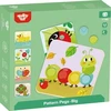 Tooky Toys Paimta žaislų galvosūkių blokai vaikams. Gyvūnai Koreguoja mokymosi formas + lentas