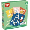 Tooky Toys Tooky Toy Medinės Magnetinės Kaladėlės Su Galvosūkiais 49 vnt.