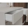 Top E Shop MARINA 2S SLIM Desk Colour Cashmere