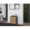 Top E Shop Komoda - Topeshop M3 Antracitas/Amatininkas