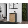 Top E Shop Komoda - Topeshop M4 Antracitas/Amatininkas