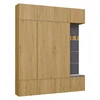 Top E Shop HAGA IV 3SZ1W Wardrobe – Artisan Oak
