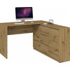 Top E Shop Baldų Komoda - 2D3S 120x30x75 Cm, Antracito/Artisano Spalvos