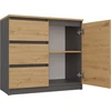 Top E Shop Baldų Komoda - Topeshop Costa ANT/ART BA KPL