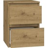 Top E Shop Naktinis Staliukas - Malwa, 2 Stalčiai, Ąžuolas Artisan