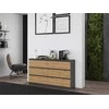 Top E Shop Komoda - Topeshop M6 140, Balta