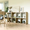 Top E Shop Topeshop MALAX 2X4 SONOMA svetainės knygų lentyna