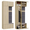 Top E Shop Topeshop Spinta + Kabykla HAGA II/1Sz1W Sonoma Oak