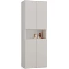 Top E Shop BATHROOM CABINET NEL DK 1K BASKET CASMERE COLOUR