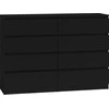 Top E Shop Komoda - Topeshop M8 140 Juoda