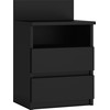 Top E Shop Naktinis Staliukas - Topeshop M1, Juodas