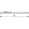 Rysik Rašiklis Topex, 140 mm