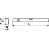 Topex | Spirit level aliuminio 2 Vials | 2 m