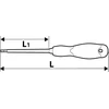 Atsuktuvas TOPEX 3x100mm 1000V (plokščias)