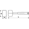 Topex Hammer guminė rankena Plienas 450g 325mm