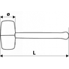 Plaktukas Topex, 290mm