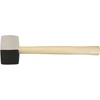 Guminis plaktukas TOPEX 02A354 (450g, 58mm, juoda/balta)