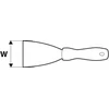 Glaistyklė TOPEX 63 mm (nerūdijantis plienas)