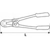 Armatūros žirklės TOPEX 01A124, 600mm, iki 10mm