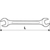 Raktas TOPEX 30x32 mm, dvigubas atviras galas