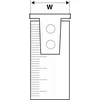 Ruletė gumuota Schift Lock Topex | 3mx16mm