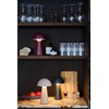 Lampa stołowa Tork Sirius Sirius Sam Genopladelig Lampe - Bordo - H 28 cm