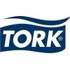 „Tork“ – mažas ritinėlis popierinių servetėlių stipriam nešvarumui, dvisluoksnės, ypač gerai sugeriančios, aukščiausios kokybės – mėlynos