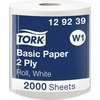 Tork Tork - Popieriaus ritinys pagrindinėms užduotims, baltas, perdirbtas popierius - 680 m