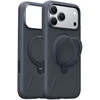 Torras Ostand Q3 silikoninis dėklas, juodas – iPhone 18 Pro Max