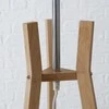 Toršeras Boltze, toršeras svetainei AVAL, abažūras iš liną imituojančios medžiagos, 153 cm