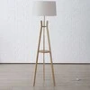 Toršeras Boltze, toršeras svetainei AVAL, abažūras iš liną imituojančios medžiagos, 153 cm